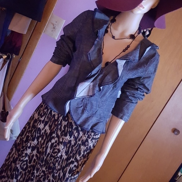 đť…şECKORED jean shirt / blazer - Picture 8 of 8